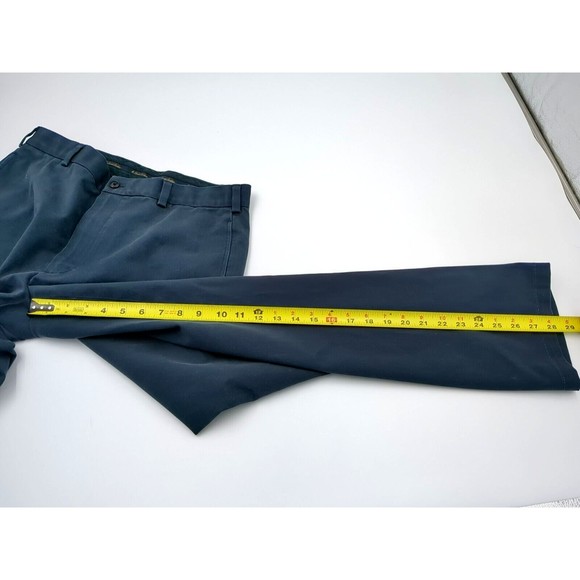 Brooks Brothers Pants Men's 34x30 Chino Blue Advantage Clark Stretch Flat Front - Picture 5 of 7